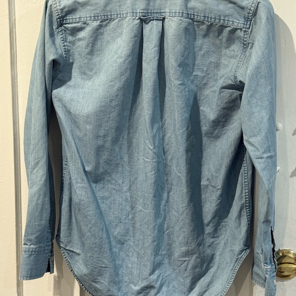 Everlane Sky Blue Denim Top - Picture 3 of 3